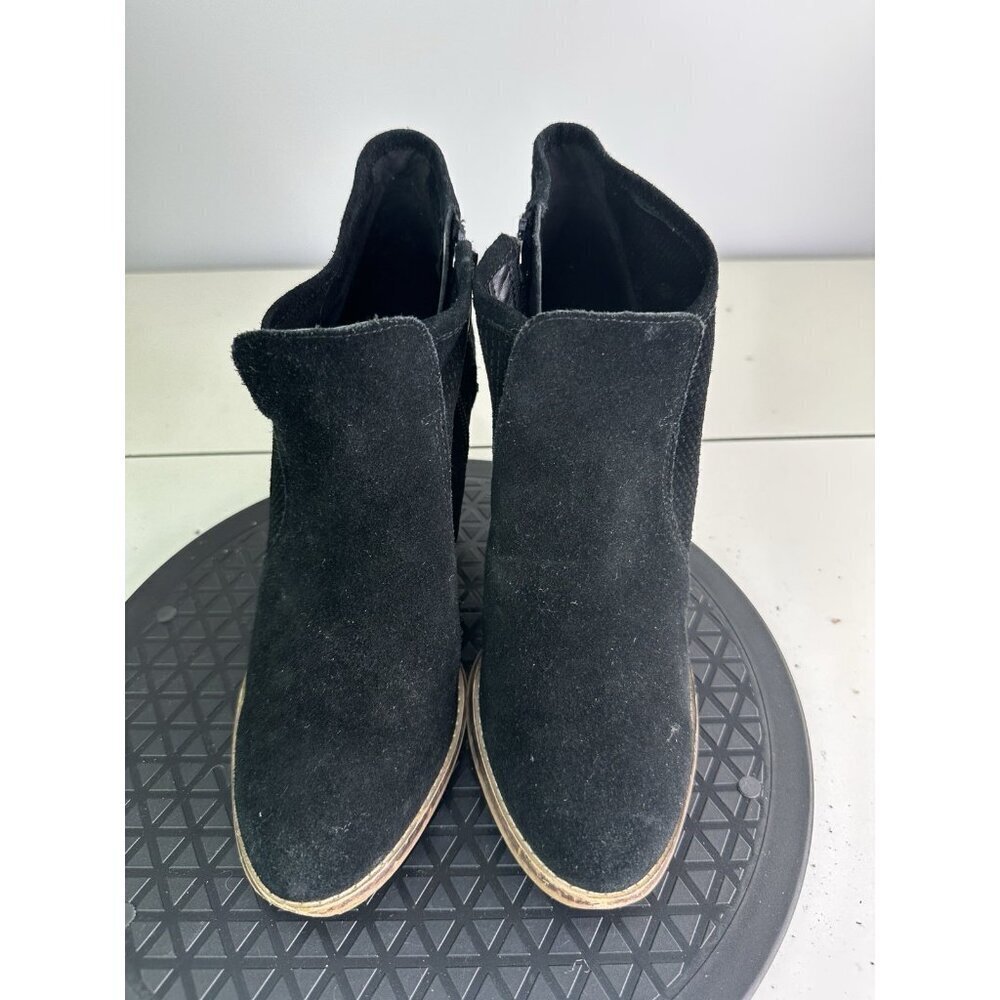 Marc Fisher LTD Women's Size 8 M Black Suede Leather Ankle Boot - Picture 2 of 10